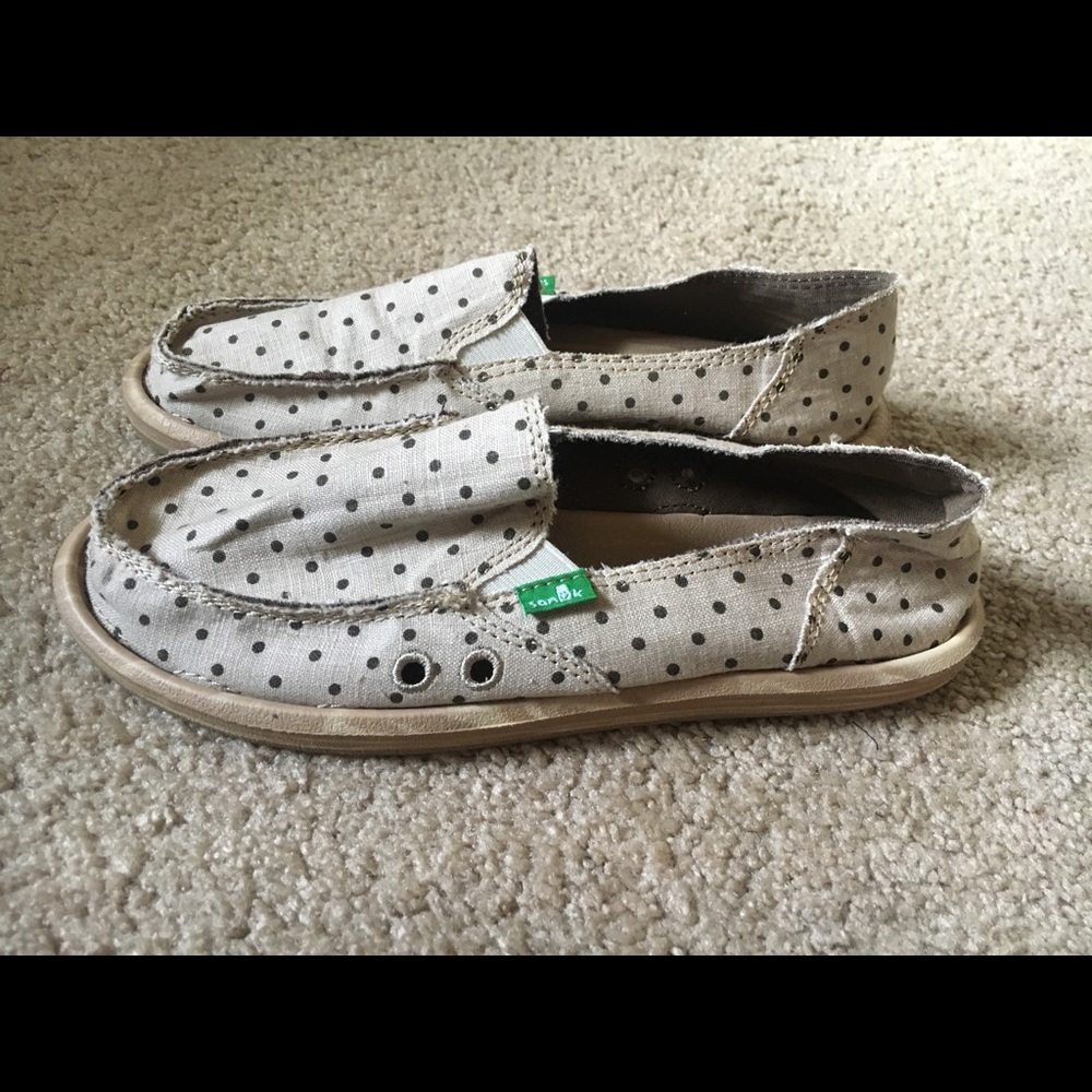 Sanuk Hot Dotty Natural-Brown